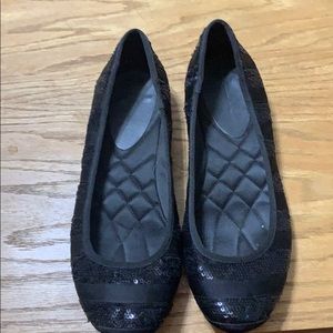 Sequin flats